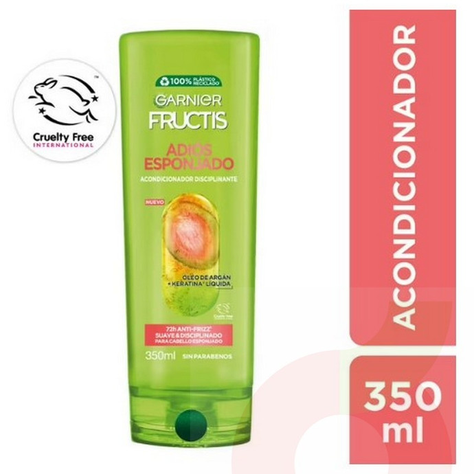  Acondicionador Adiós Esponjado Fructis 350Ml - acondicionador Garnier adios esponjado 350ml.jpg