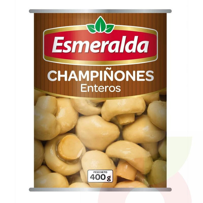 Champiñones Enteros Esmeralda 400Gr - Champiñones Enteros Esmeralda 400Gr