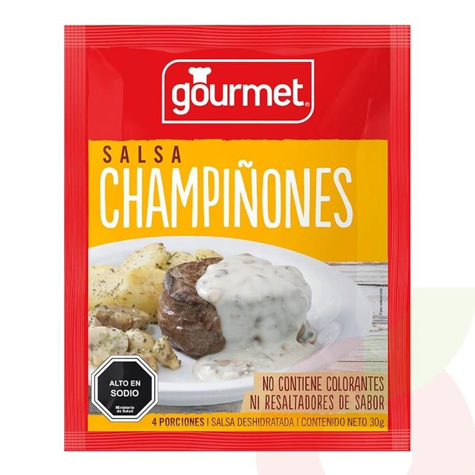 Salsa Champiñones Gourmet 30Gr - Salsa Champiñones Gourmet 30Gr
