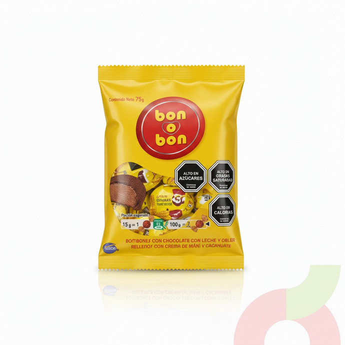 Bombones Chocolate Bonobon 75Gr 5 Unidades - 7802225512619.JPG