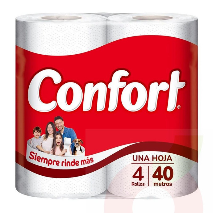 Papel Higienico Confort Uh 4U 40Mt - confort 40m.jpg