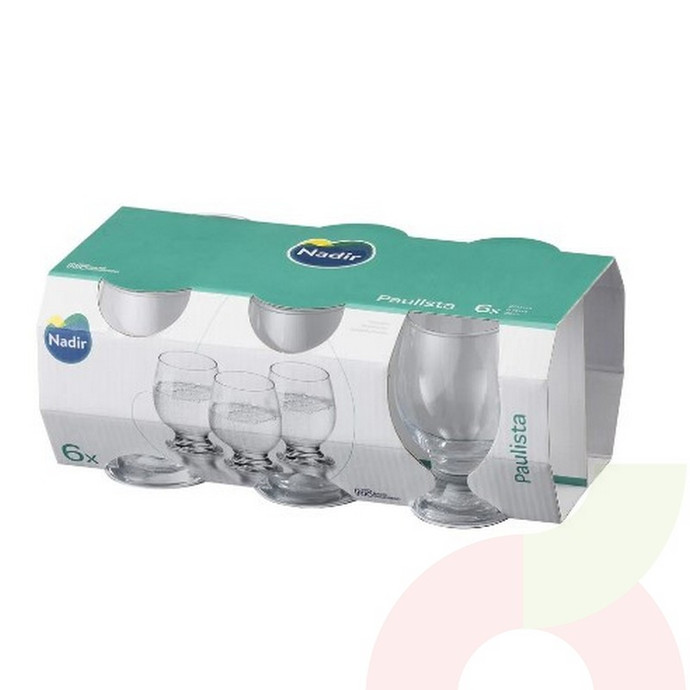 Copas Agua Paulista Nadir 250Ml 6 Unidades - copa agua paulista 6 nadir.JPG