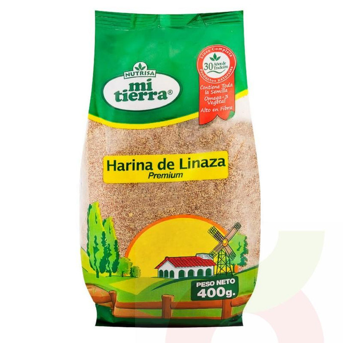 Harina de Linaza Mi Tierra 400Gr - Harina De Linaza Mi Tierra 400Gr