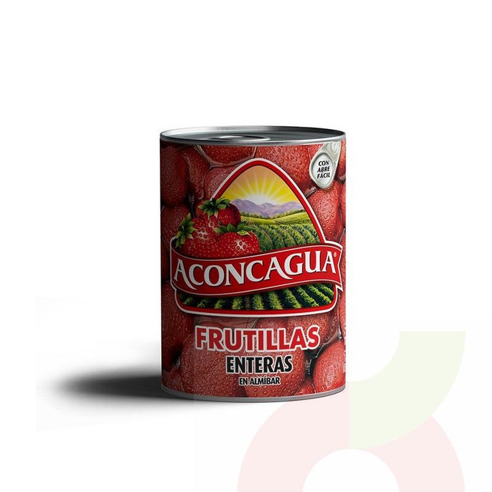 Frutillas Enteras en Almíbar Aconcagua 590Gr - Frutillas Enteras En Almibar Aconcagua 590Gr