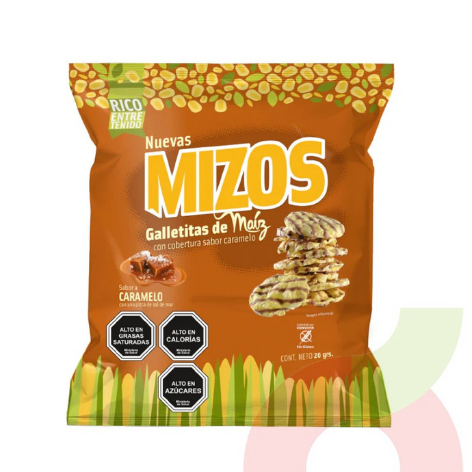 Galletitas de Maíz Caramelo Mizos 20Gr - 7804646450440.JPG