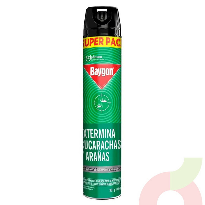 Insecticida Extermina Cucarachas y Arañas Baygon 450Cc  - Baygon cucarachas.JPG