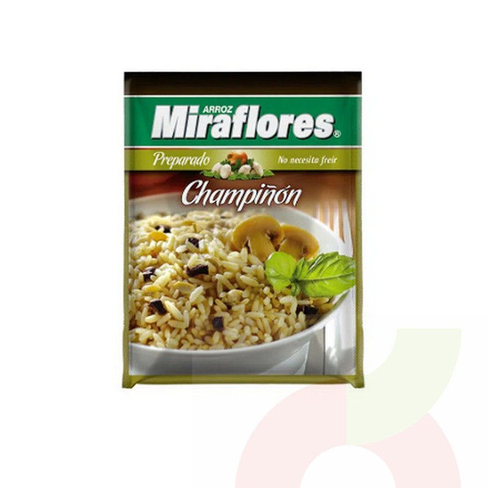 Arroz Especial Preparado Champiñon Miraflores 210Gr - champiñon arroz .jpg