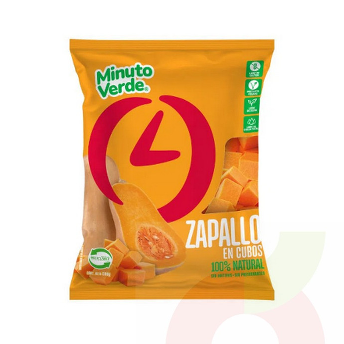 Zapallo en Cubos Minuto Verde 500Gr - zapallo en cubos.jpg