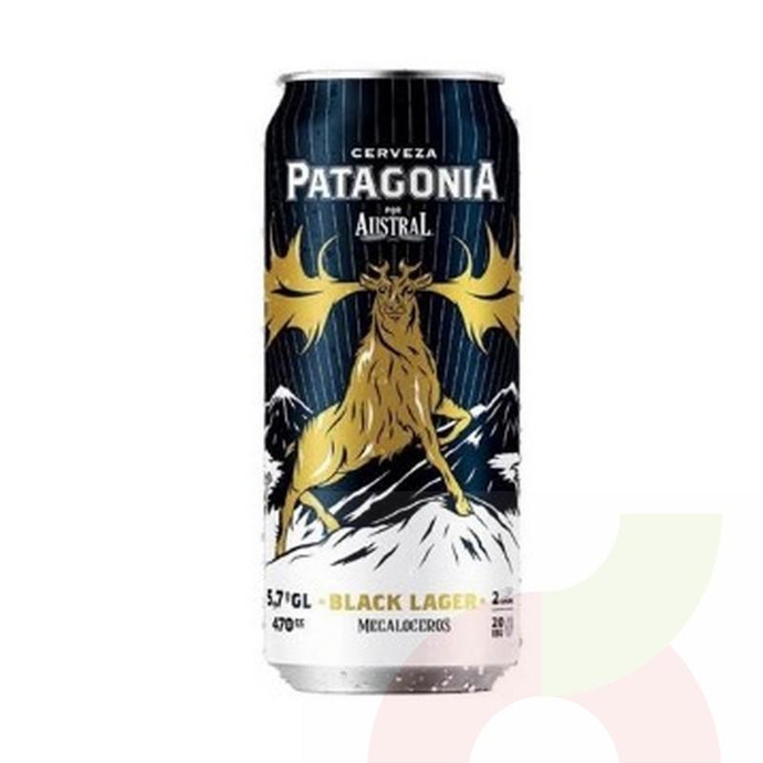 Cerveza Black Patagonia Austral 470Cc - Cerveza Austral Black-Patagonia 470Cc