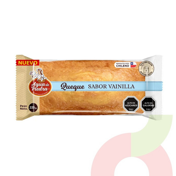 Queque Vainilla Agua de Piedra 225Gr - 7803403003684.JPG