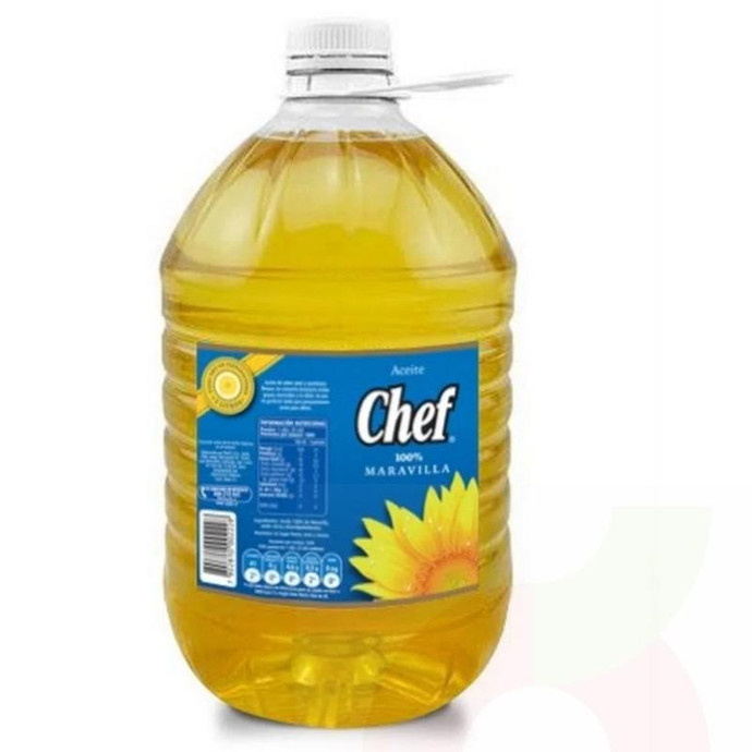 Aceite de Maravilla Chef 5Lt  - Aceite De Maravilla-Chef 5 Lt