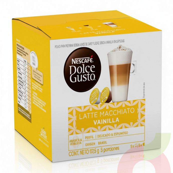 Café Cápsulas Latte Macchiato Dolce Gusto 117Gr 5 Unidades - 7891000405963.JPG