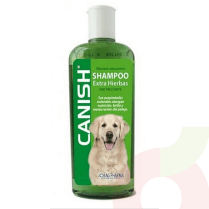Shampoo Perro Extracto Hierbas Uso Frecuente Canish 300Ml - Canish, Shampoo Extracto De Hierbas 300 Cc.