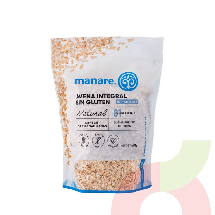 Avena Instantánea Integral Sin Gluten Manare 800Gr - 7804651860937.JPG