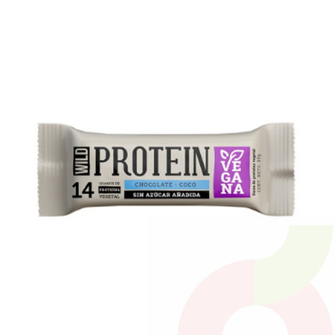 Barra Chocolate Coco Wild Protein 45Gr - barra de choco coco protein .jpg