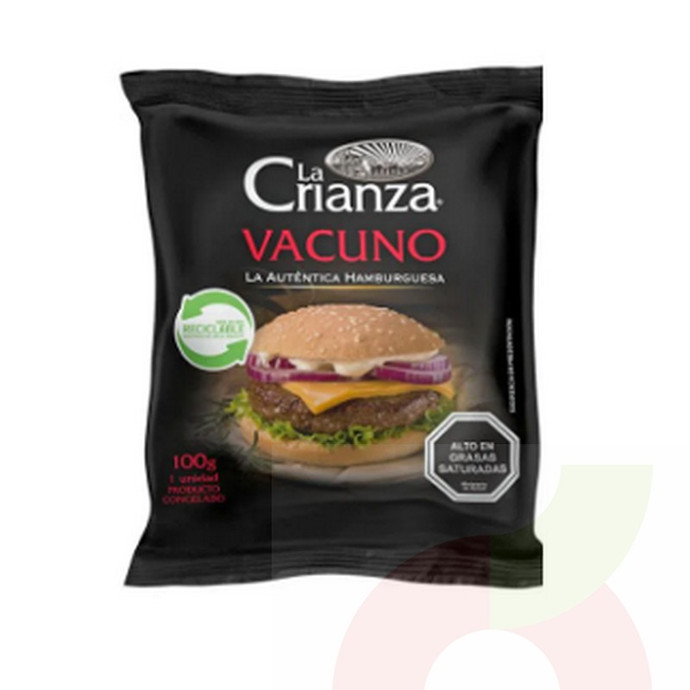 Hamburguesa de Vacuno La Crianza 100Gr  - 7809611700513.jpg