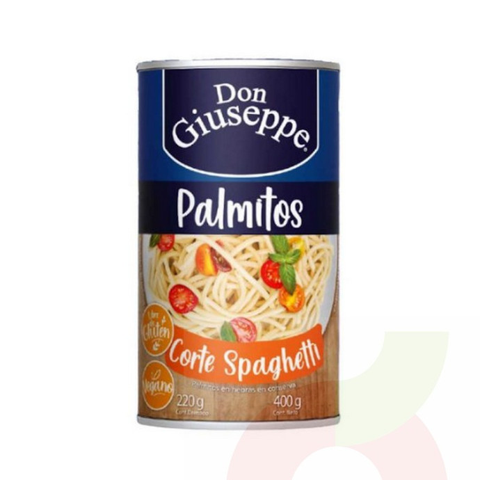Palmitos Corte Spaghetti Giuseppe 400Gr  - Palmitos don Giuseppe.jpg