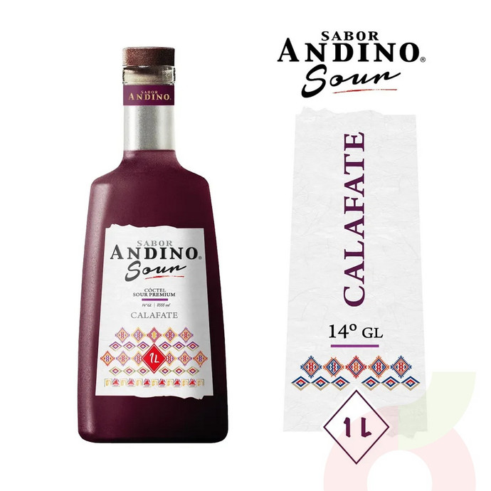 Pisco Calafate Andino 1Lt - andino calafate.JPG