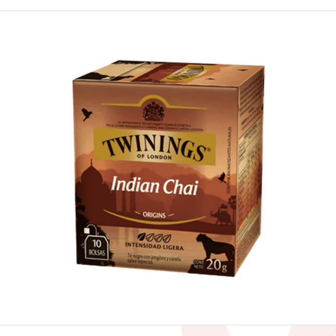 Té India Chai Twinings 10 Unidades 20Gr - Té India Chai-Twinings 10 Unid 2Gr