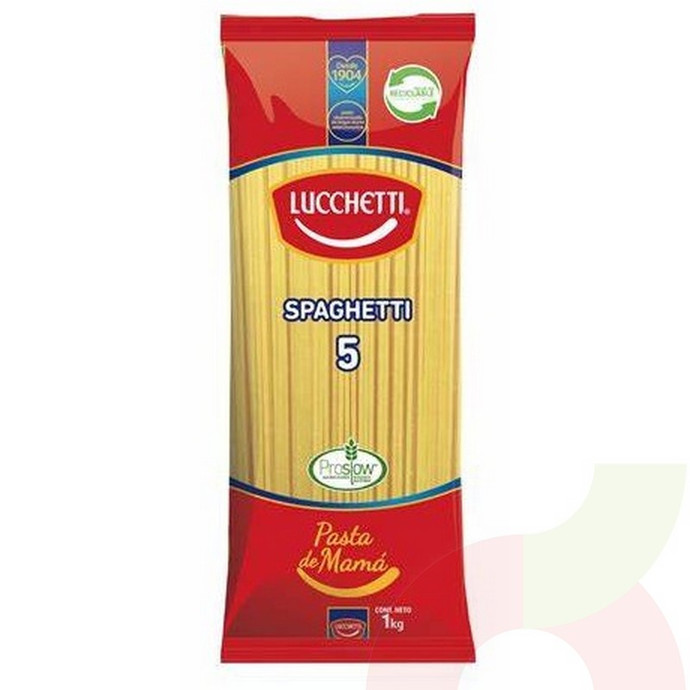 Spaghetti N°5 Lucchetti 400Gr - spaghetti 5 lucchetti.JPG