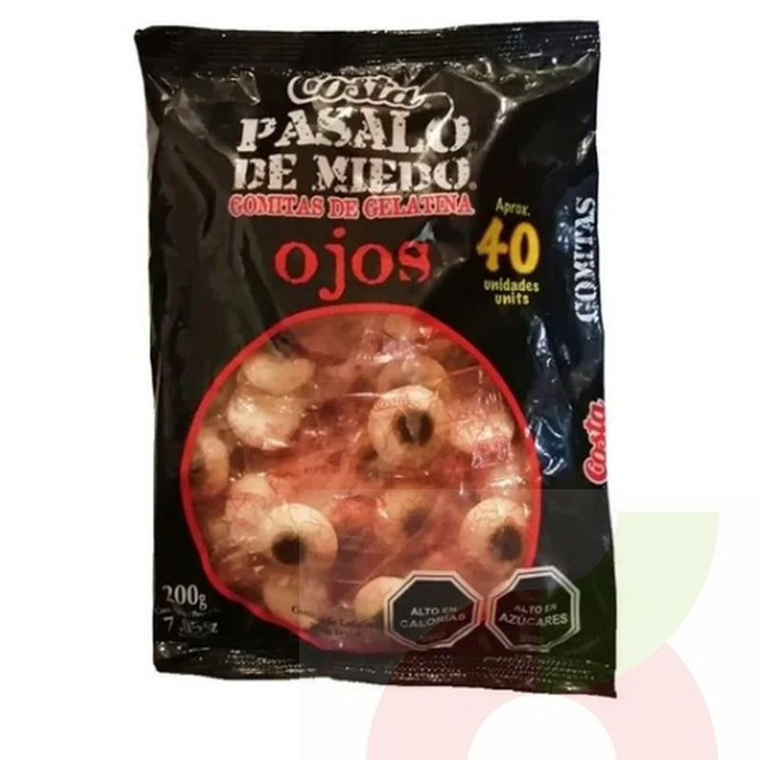 Gomitas Ojos Costa 200Gr  - Gomitas Ojos Costa 200Gr (**)