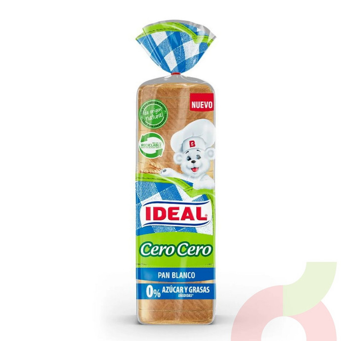 Pan Blanco Cero & Cero Ideal 580Gr  - 7803403003233.JPG