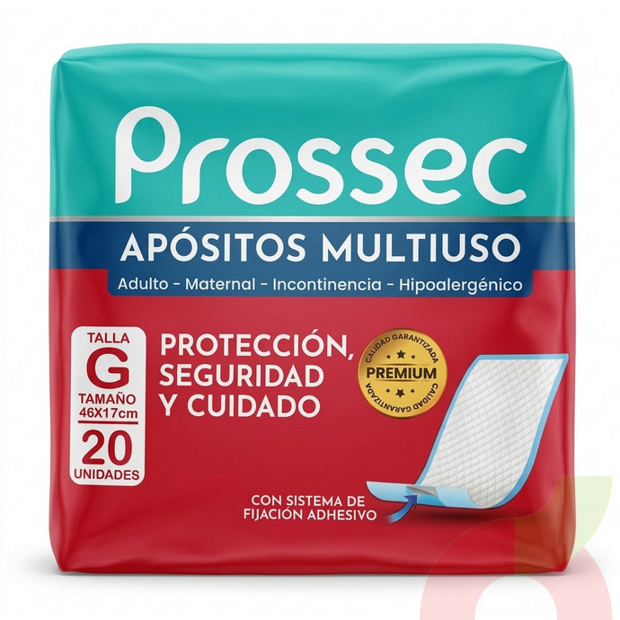 Apósitos Multiusos G Prossec 20 Unidades - Apósitos Multiusos G Prossec 20 Unidades.JPG