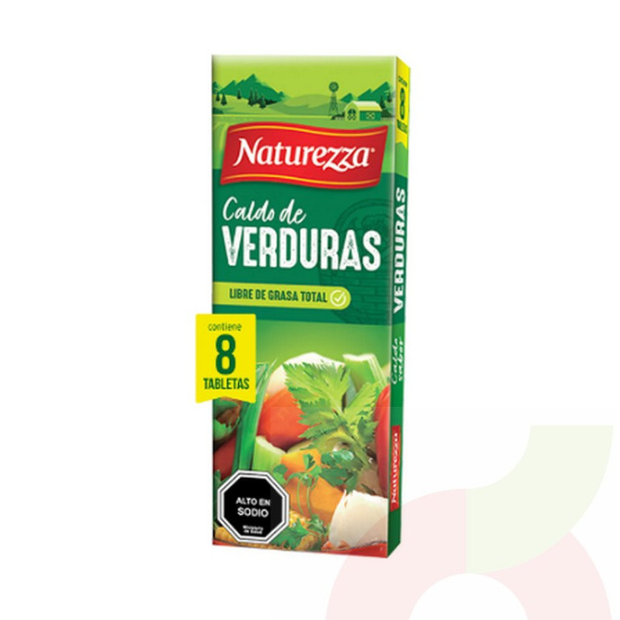 Caldo de Verduras Naturezza 80Gr 8 Tabletas  - bgfbcvxdbfh.jpg