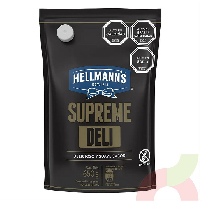 Mayonesa Supreme Deli Hellmanns 650Gr - Mayonesa Supreme Deli Helmanns 650Gr.JPG