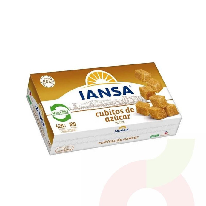 Azúcar Dorada en Cubitos Iansa 420Gr - Azúcar Dorada En Cubitos Iansa 420Gr