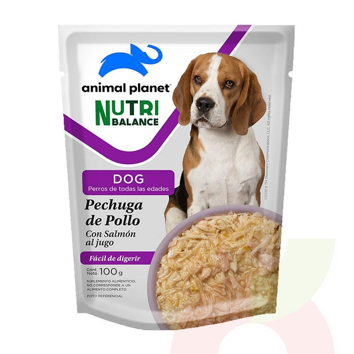 Sachet Pechuga Pollo con Salmón al Jugo NutriBalance 100Gr - Nutribalance Dog 100Gr Pechuga Pollo