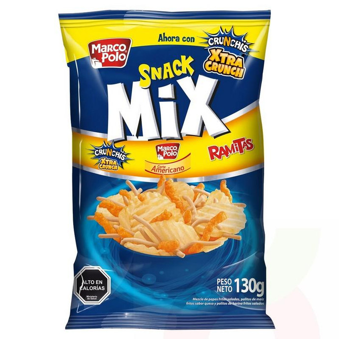 Snack Mix Marco Polo 130Gr - Snack Mix Marco Polo 130Gr