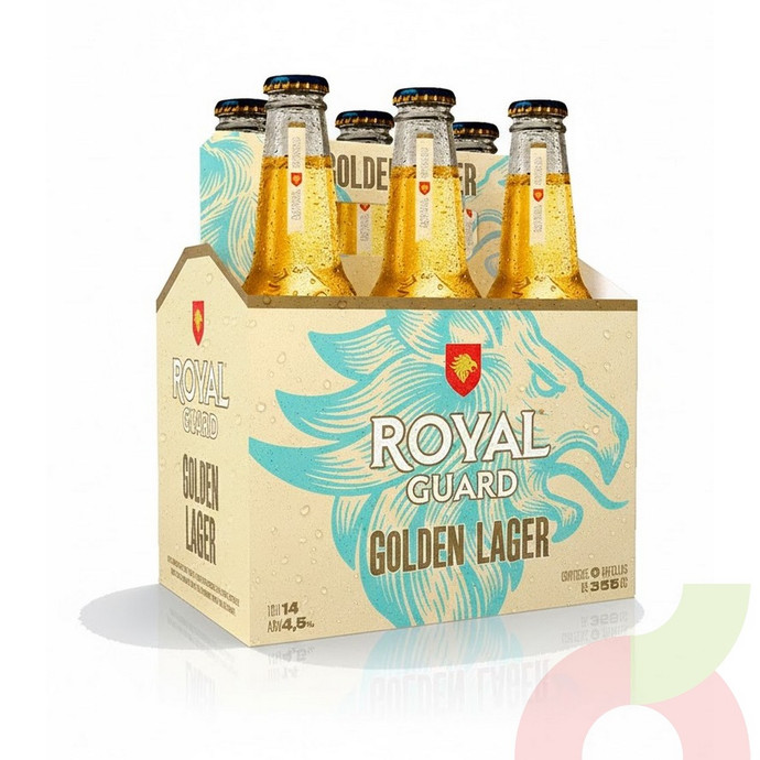 Pack Cerveza Gold Royal Guard 355Cc 6 Unidades - royal gold pack 355.JPG