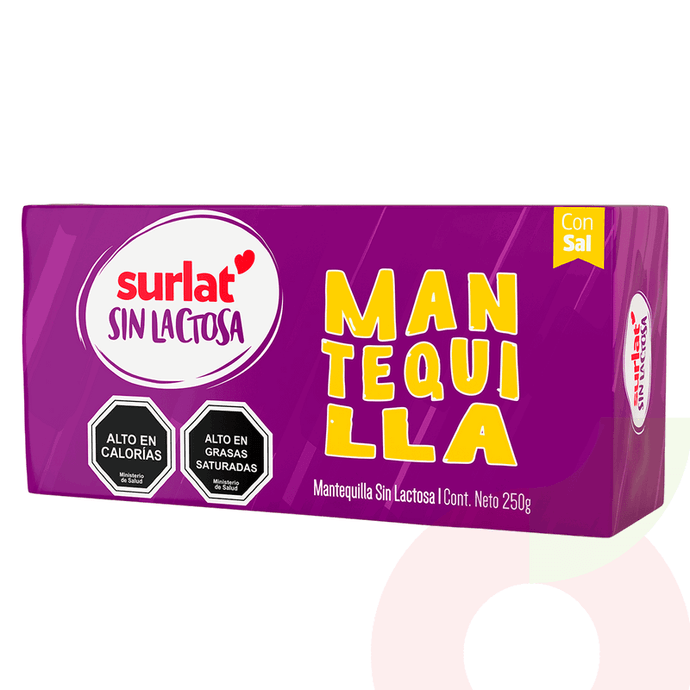 Mantequilla Sin Lactosa Surlat 250Gr - Mantequilla Sin Lactosa-Surlat 250Gr
