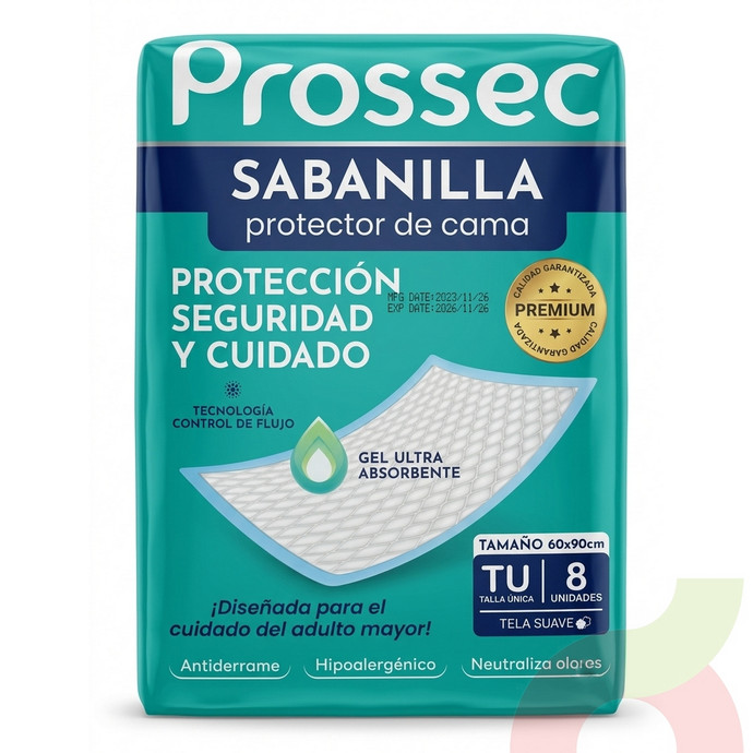 Sabanilla Protector Cama TU Prossec 8 Unidades  - Sabanilla Protecto Cama TU Prossec 8 Unidades.JPG