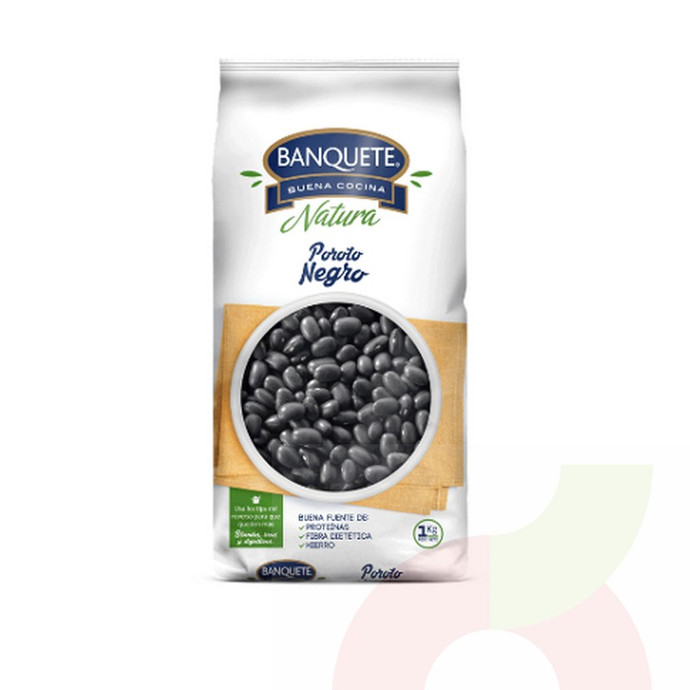 Porotos Negros Banquete 1Kg - Poroto negro .jpg