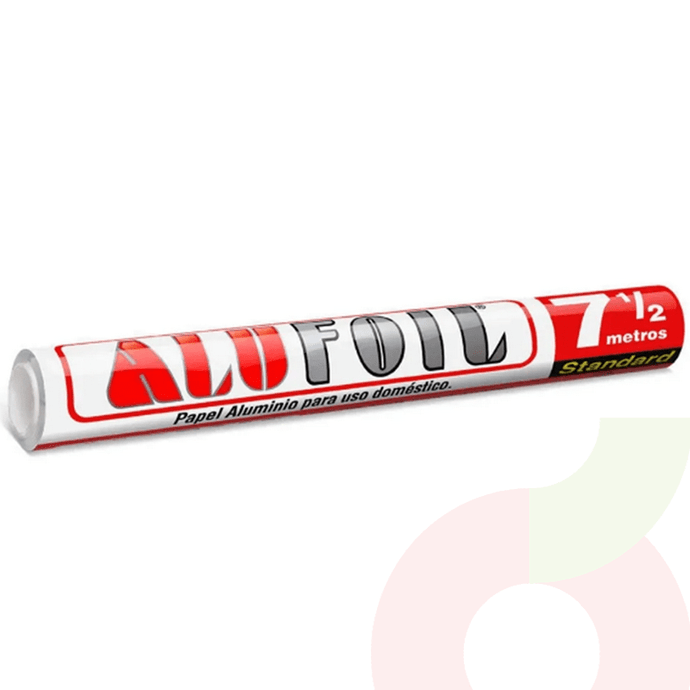 Papel Aluminio Alufoil  7,5 Mt - Alufoil, Papel Aluminio,7,5 Mt
