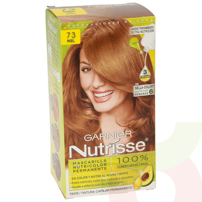 Tintura Pelo Nutrisse 73 Miel Garnier - Garnier Nutrisse 73 Miel