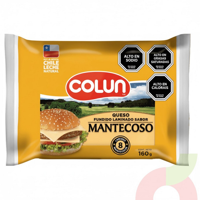 Queso Mantecoso Laminado Colun 160Gr - 7802920007915.JPG