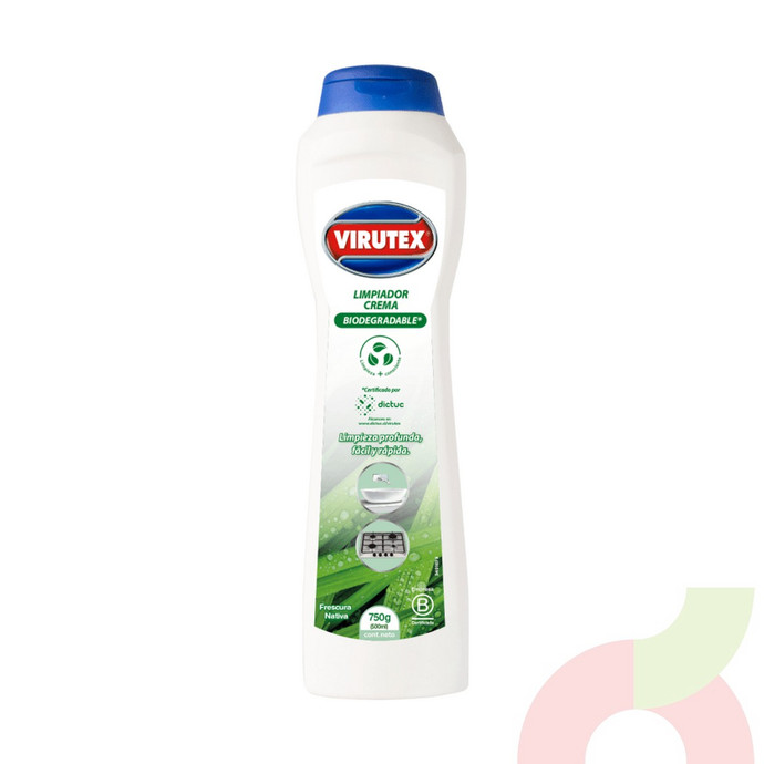 Limpiador Crema Frescura Nativa Virutex 750Gr  - limpiador crema virutex (2).JPG