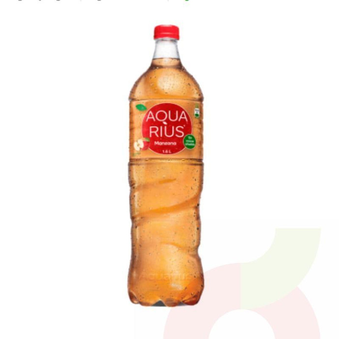 Agua Manzana Aquarius 1.6Lt - Agua Aquarius Manzana 1,6L