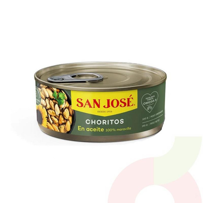 Choritos en Aceite San José 190Gr - Choritos En Aceite San Jose 190Gr