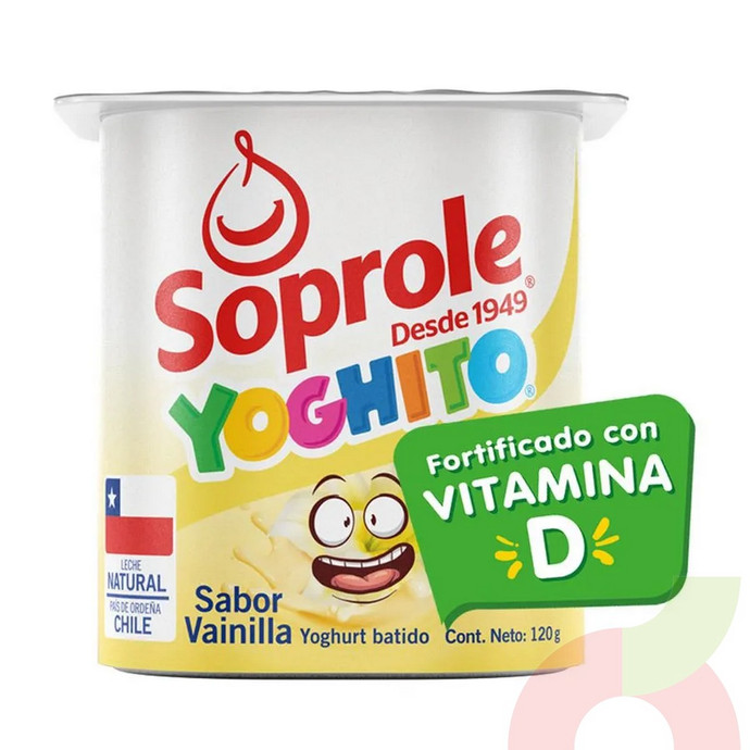 Yoghurt Batido Vainilla Soprole 120Gr - yoghito vainilla soprole.JPG