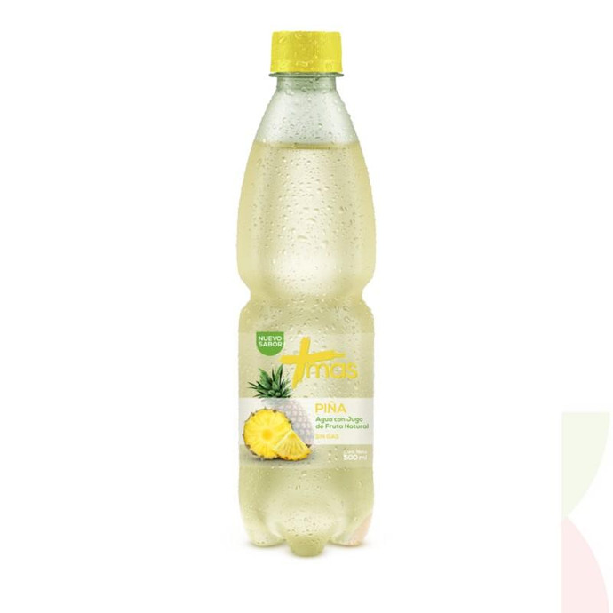 Agua Mas Piña Cachanún 600Ml - Agua Cachantun Mas 600Cc Piña