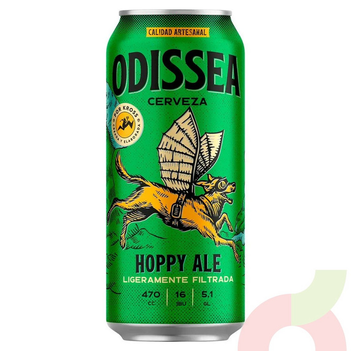 Cerveza Odissea 470Cc Hoppy  - odissea hoppy.JPG