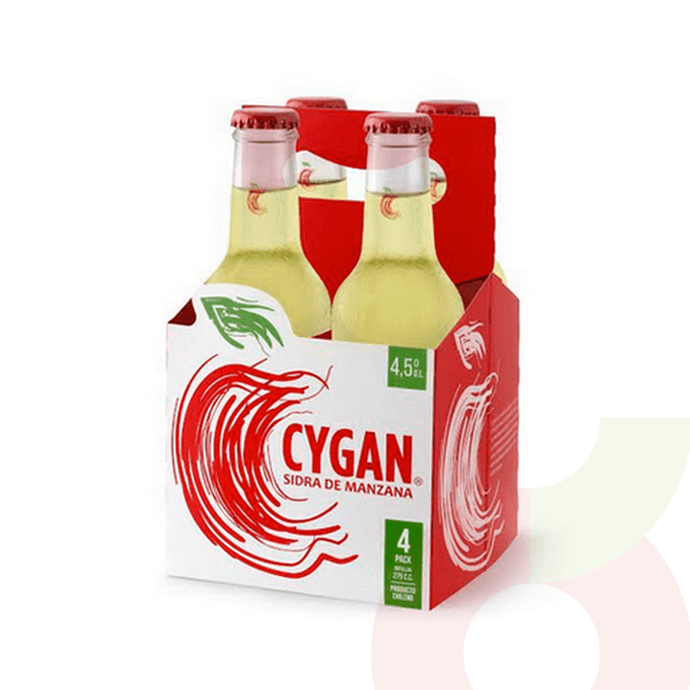 Sidra De Manzana Cygan 4 Unidades 275cc - Sidra De Manzana-Cygan 275Cc 4 Unid