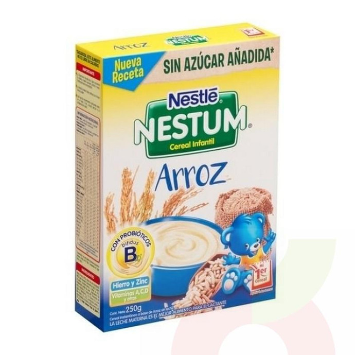 Cereal Infantil De Arroz Nestlé 250 Gr - Cereal Infantil De Arroz Nestle  250 Gr