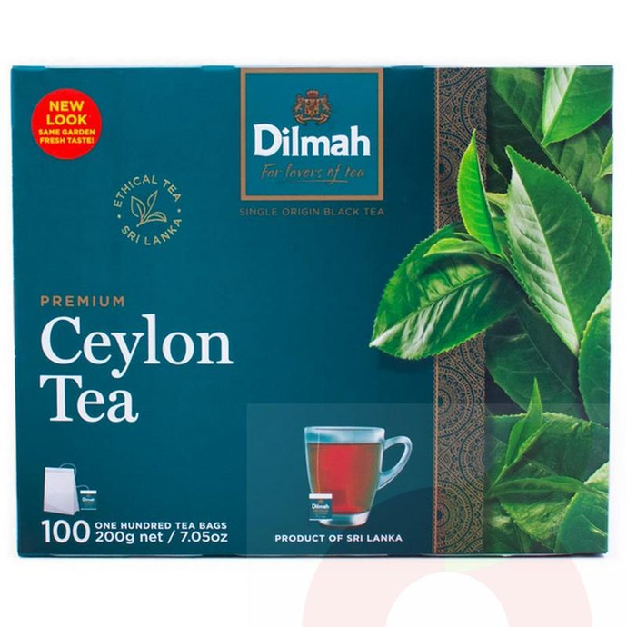 Té Negro Ceylon Premium Dilmah 100 Unidades 200Gr  - Te Negro Ceylon Premium Dilmah 100 Unid