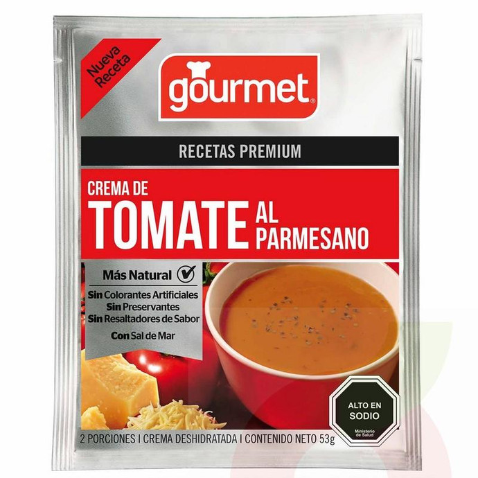 Crema de Tomates Parmesano Gourmet 53Gr - Crema De Tomates Parmesano Gourmet 53Gr