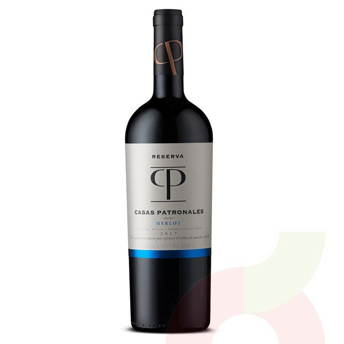 Vino Merlot Casas Patronales 750Cc - Vino Casas Patronales 750Cc Merlot